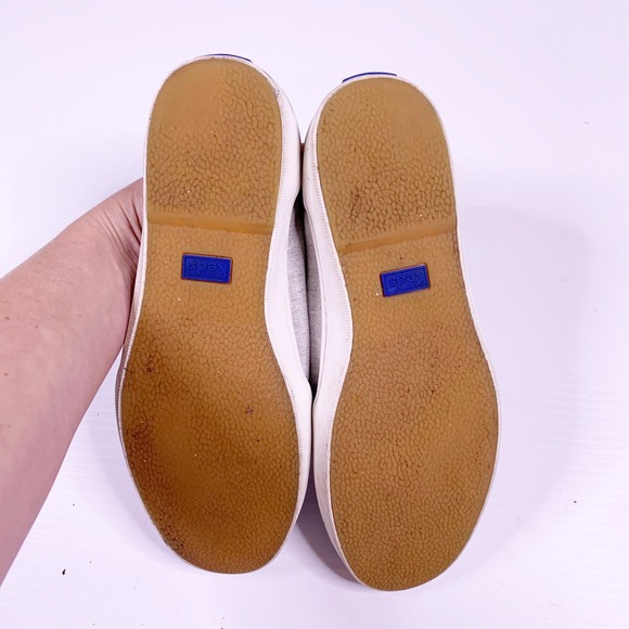 Keds Sneaker Shoes Size 8.5 Gray Lock Laces Comfort Walking - Picture 6 of 8